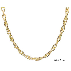 Naszyjnik CM miedź pozłacany 14k - MF41481 - Hurt