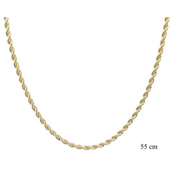 Naszyjnik CM miedź pozłacany 14k - MF41478 - Hurt