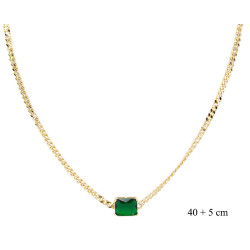 Naszyjnik CM miedź pozłacany 14k - MF41370 - Hurt