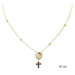 Naszyjnik CM miedź pozłacany 14k - MF41369 - Hurt