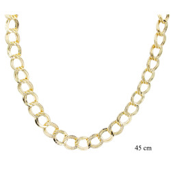 Naszyjnik CM miedź pozłacany 14k - MF41243 - Hurt