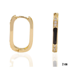 Kolczyki Merebilo miedź pozłacana 14k - MF41389