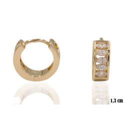 Kolczyki Merebilo miedź pozłacana 14k -MF41498