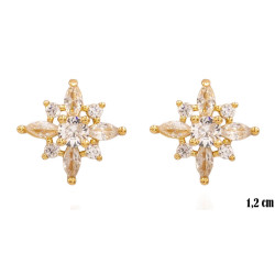 Kolczyki Merebilo miedź pozłacana 14k - MF41505