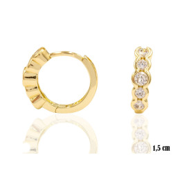 Kolczyki Merebilo miedź pozłacana 14k - MF41507