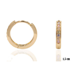 Kolczyki Merebilo miedź pozłacana 14k - MF41532