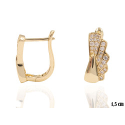 Kolczyki Merebilo miedź pozłacana 14k - MF41548