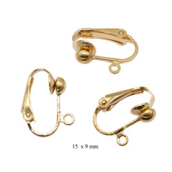 Element do biżuterii - zapięcia do kolczyków 18k - LS5796