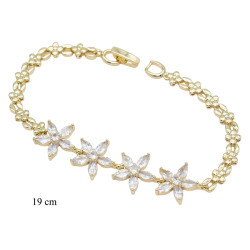 Bransoletka CM miedź pozłacana 14k - MF41453