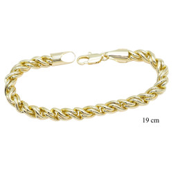 Bransoletka CM miedź pozłacana 14k - MF41437