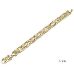 Bransoletka CM miedź pozłacana 14k - MF41410