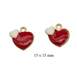 Elementy do biżuterii - Przywieszka Serce metal - LS15660