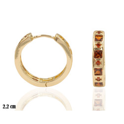 Kolczyki Merebilo miedź pozłacana 14k - MF41391