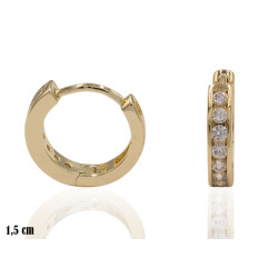 Kolczyki Merebilo miedź pozłacana 14k - MF41509