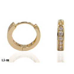 Kolczyki Merebilo miedź pozłacana 14k - MF41509