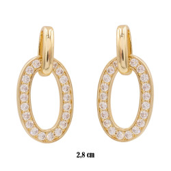 Kolczyki Merebilo miedź pozłacana 14k - MF41515