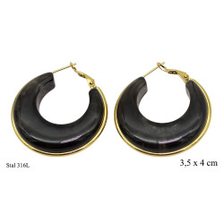 Kolczyki Stal 316L - MF41627B