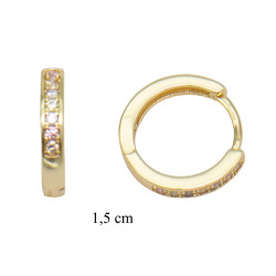 Kolczyki Merebilo miedź pozłacana 14k - MF41532