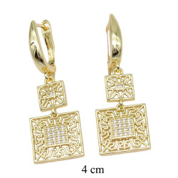 Kolczyki Merebilo miedź pozłacana 14k - MF41530