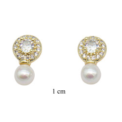 Kolczyki Merebilo miedź pozłacana 14k - MF41493