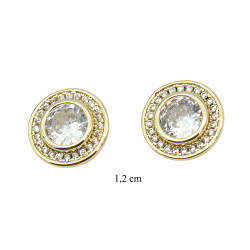 Kolczyki Merebilo miedź pozłacana 14k - MF41396