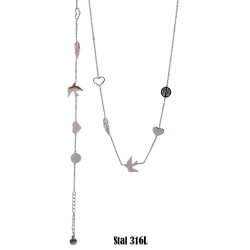 Naszyjnik + Bransoletka Merebilo Stal 316L - MF4111416