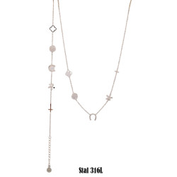 Naszyjnik + Bransoletka Merebilo Stal 316L - MF4112224