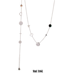 Naszyjnik + Bransoletka Merebilo Stal 316L - MF4113436