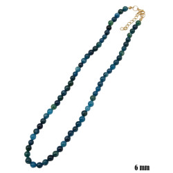 Naszyjnik z kamieni [agat morski] - MF41053