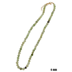 Naszyjnik z kamieni [agat mszysty] - MF41063