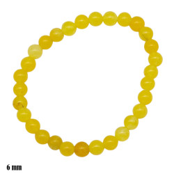 Bransoletka z kamieni [agat żółty] - MF41064