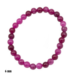 Bransoletka z kamieni [rubin w zoisycie] - MF41070