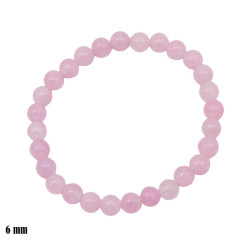 Bransoletka z kamieni [kwarc różowy] - MF41084