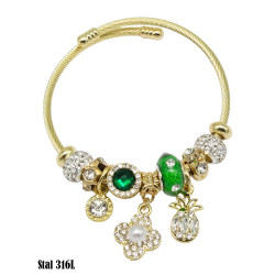 Bransoletka Stal 316L - MF41878-2