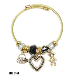 Bransoletka Stal 316L - MF41883-1