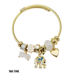 Bransoletka Stal 316L - MF41884-2