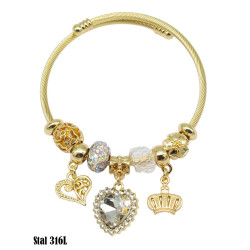 Bransoletka Stal 316L - MF41885-1