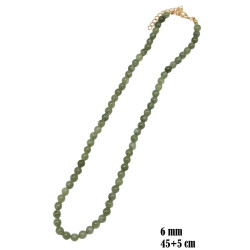 Naszyjnik z kamieni [awenturyn zielony] - MF41043