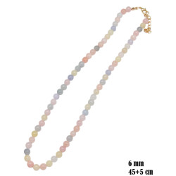Naszyjnik z kamieni [kwarc mix] - MF41069