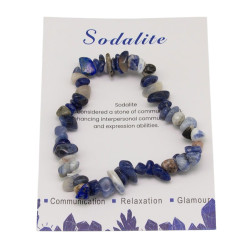 Bransoletka z kamieni [sodalit] - MF37875-3