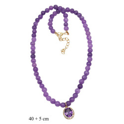 Naszyjnik Merebilo [ ametyst ] - MF4105571