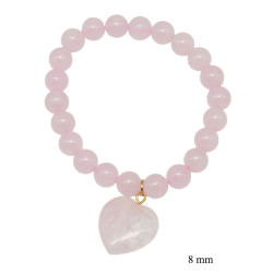 Bransoletka Merebilo [ kwarc różowy ] - MF41652A
