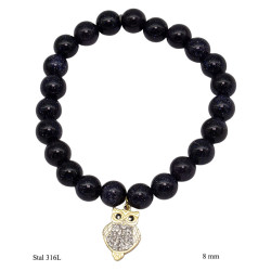 Bransoletka Merebilo Stal 316L [ noc kairu ] - MF41648AP