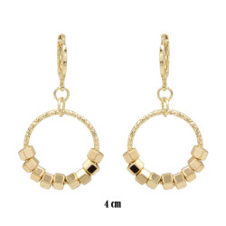 Kolczyki CM miedź pozłacana 14k - MF41545