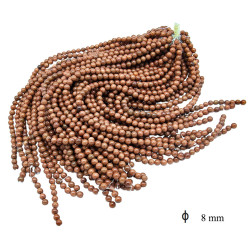 Elementy do biżuterii koraliki [ kamień piasek pustyni ] - MF41822