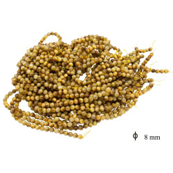 Elementy do biżuterii koraliki [ kamień agat miodowy ] - MF41812