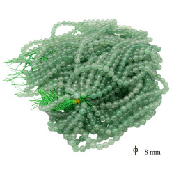 Elementy do biżuterii koraliki [ kamień awenturin ] - MF41810