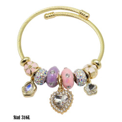 Bransoletka Stal 316L - MF41876-RF