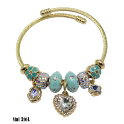 Bransoletka Stal 316L - MF41876-T