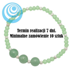 Bransoletka Merebilo [ awenturin + kryształ ] - BM114